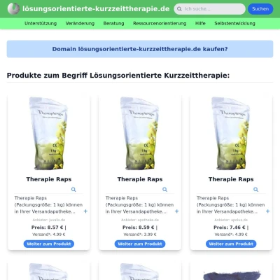 Screenshot lösungsorientierte-kurzzeittherapie.de