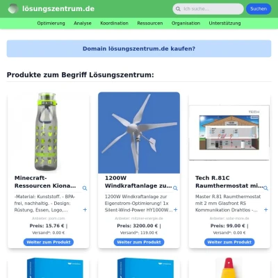 Screenshot lösungszentrum.de