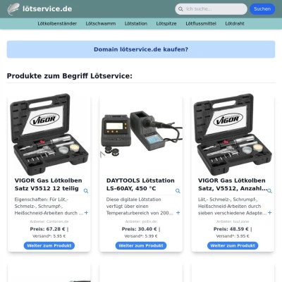 Screenshot lötservice.de