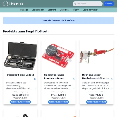 Screenshot lötset.de