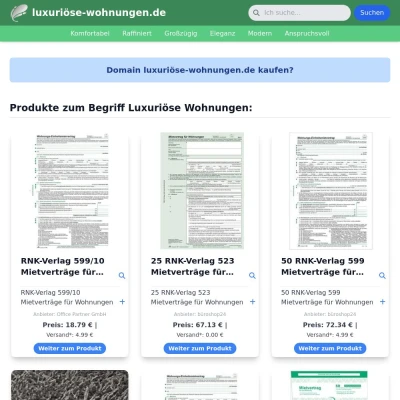 Screenshot luxuriöse-wohnungen.de