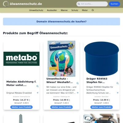 Screenshot ölwannenschutz.de