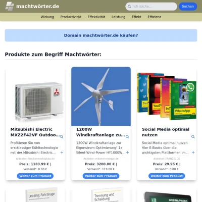 Screenshot machtwörter.de