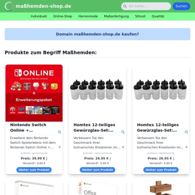 Screenshot maßhemden-shop.de