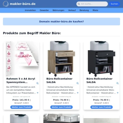 Screenshot makler-büro.de