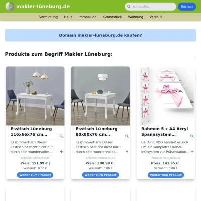 Screenshot makler-lüneburg.de
