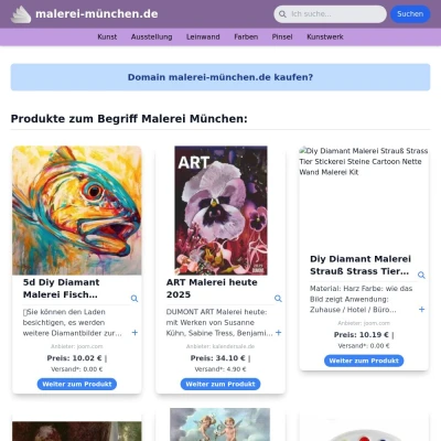 Screenshot malerei-münchen.de