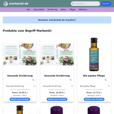 Screenshot markenöl.de