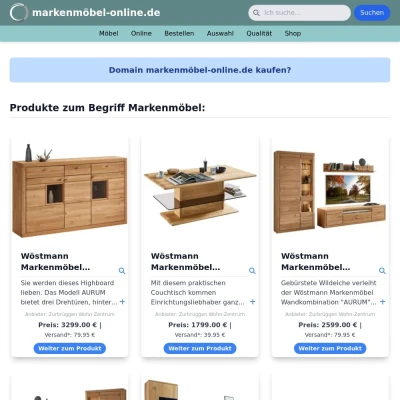 Screenshot markenmöbel-online.de