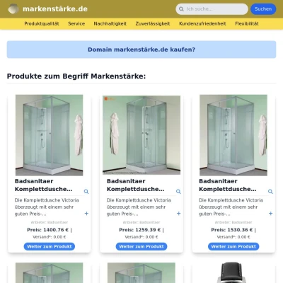 Screenshot markenstärke.de