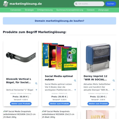 Screenshot marketinglösung.de