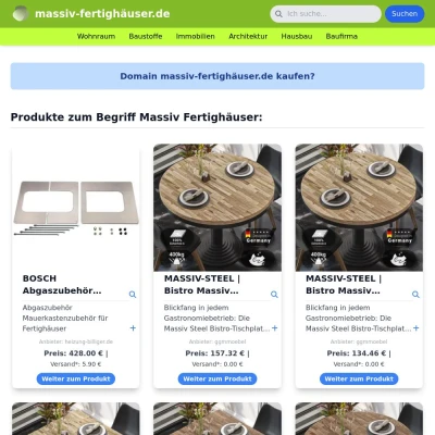 Screenshot massiv-fertighäuser.de