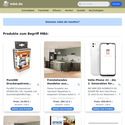Screenshot mbö.de
