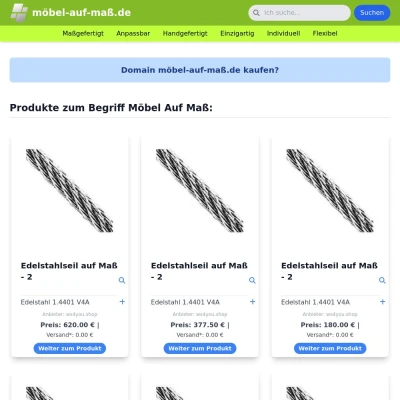 Screenshot möbel-auf-maß.de
