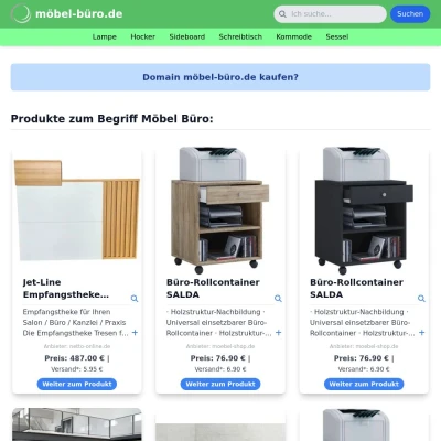 Screenshot möbel-büro.de
