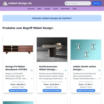 Screenshot möbel-design.de