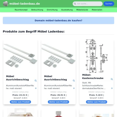 Screenshot möbel-ladenbau.de