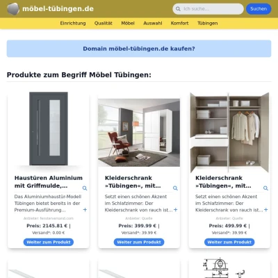 Screenshot möbel-tübingen.de