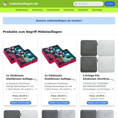 Screenshot möbelauflagen.de