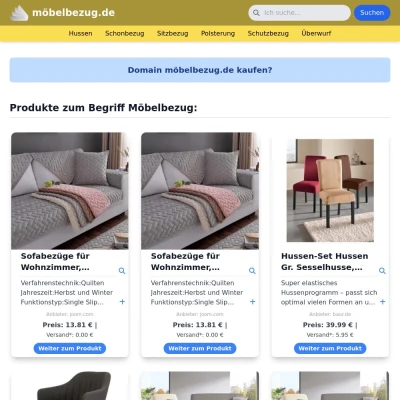 Screenshot möbelbezug.de