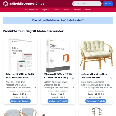 Screenshot möbeldiscounter24.de