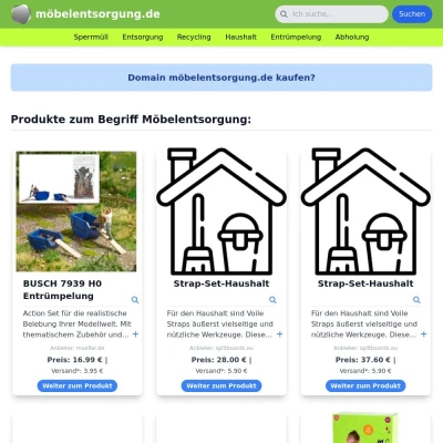 Screenshot möbelentsorgung.de