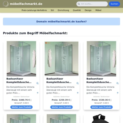 Screenshot möbelfachmarkt.de