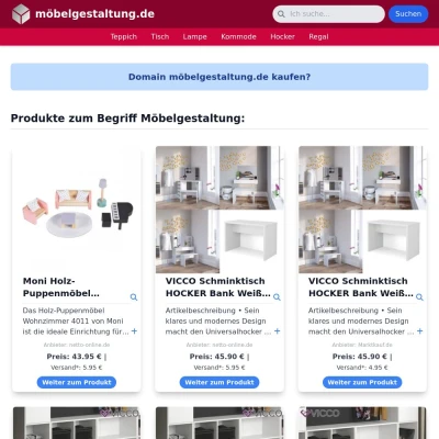 Screenshot möbelgestaltung.de