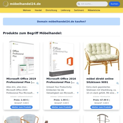 Screenshot möbelhandel24.de