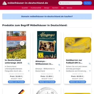 Screenshot möbelhäuser-in-deutschland.de