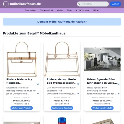 Screenshot möbelkaufhaus.de