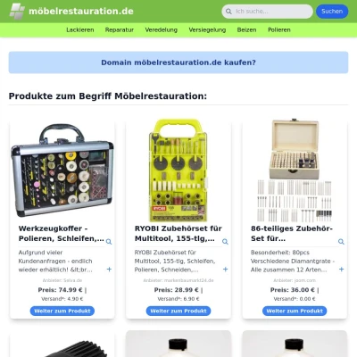 Screenshot möbelrestauration.de