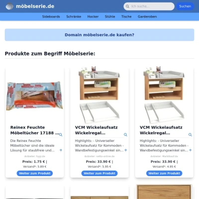Screenshot möbelserie.de