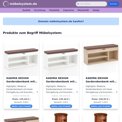 Screenshot möbelsystem.de