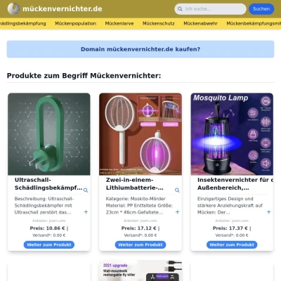 Screenshot mückenvernichter.de