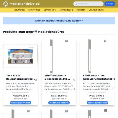Screenshot mediationsbüro.de