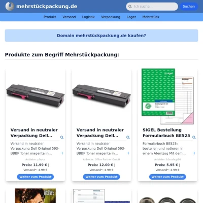 Screenshot mehrstückpackung.de