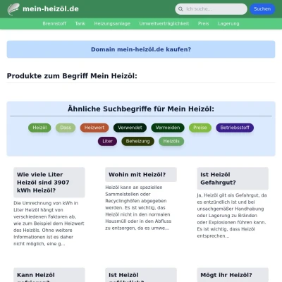 Screenshot mein-heizöl.de