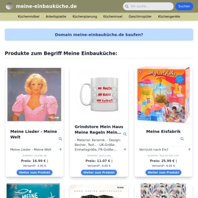 Screenshot meine-einbauküche.de