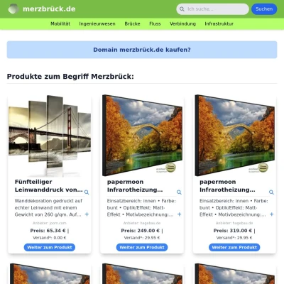 Screenshot merzbrück.de
