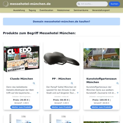 Screenshot messehotel-münchen.de