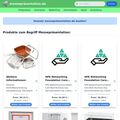 Screenshot messepräsentation.de