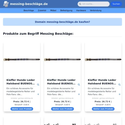 Screenshot messing-beschläge.de