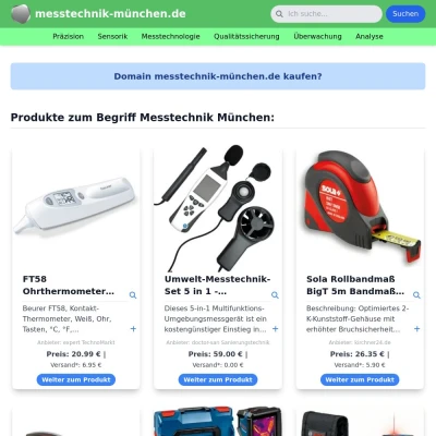 Screenshot messtechnik-münchen.de