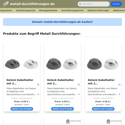 Screenshot metall-durchführungen.de