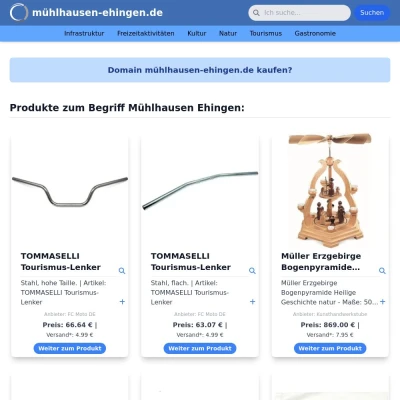 Screenshot mühlhausen-ehingen.de