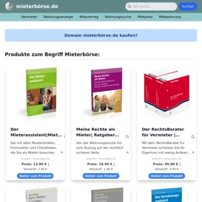 Screenshot mieterbörse.de