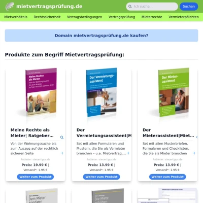 Screenshot mietvertragsprüfung.de