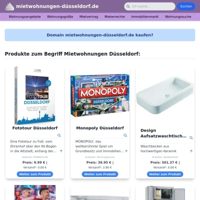 Screenshot mietwohnungen-düsseldorf.de