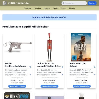 Screenshot militärischer.de